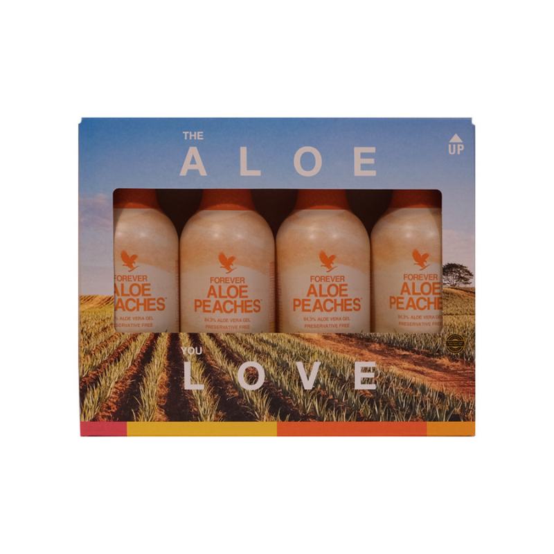4Pack Forever Aloe Vera Pêche