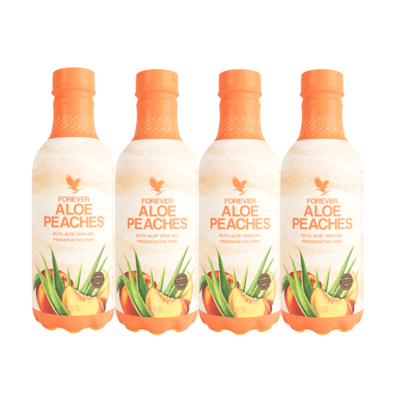 4Pack Forever Aloe Vera Pêche